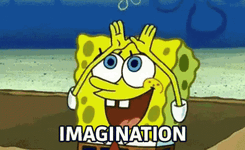 Imagination-Spongebob.gif
