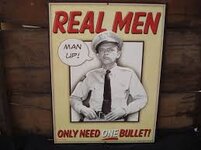 Image result for real men only need one bullet