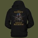 Image result for I'm a patriot weapons are part of my religion t shirt