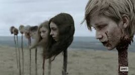 Heads on Pikes Scene | THE WALKING DEAD 9x15 [HD] - YouTube