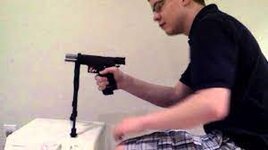Pistol with a bipod ????? - YouTube