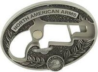 Amazon.com : North American Arms NAA LNG RFL CUST Oval Belt Buckle, Silver  : Sports & Outdoors