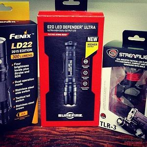 Flashlight brands we offer in the store