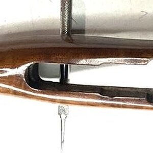 Ruger 1022 walnut stock - bottom.JPG