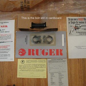 Ruger M 77 VGM 243  bolt papers & rings.jpg