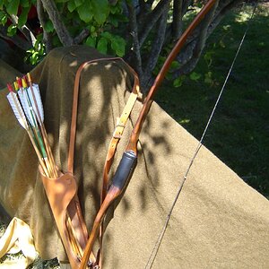 Brisky Bows , 55#  Osage Orange Longbow