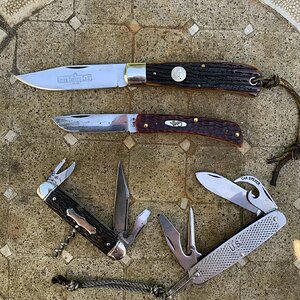 Some favorite folding knives.