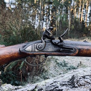 Lock of the J. Henry Rifle